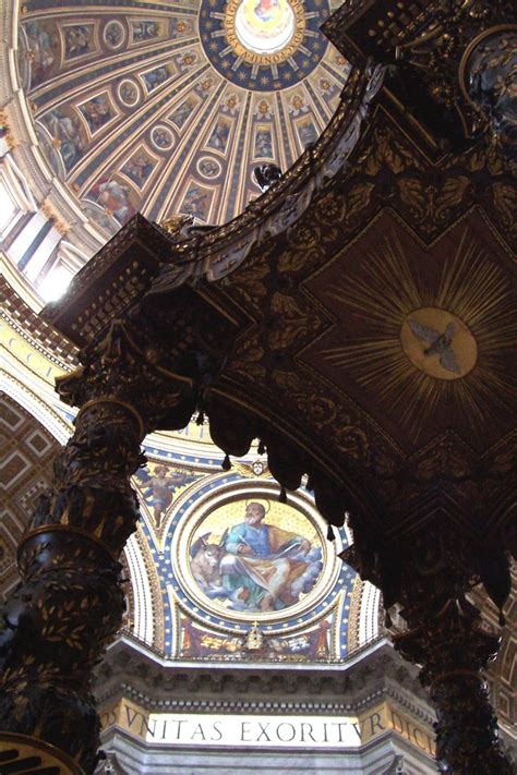 Il Baldacchino E La Crociera Di San Pietro Del Bernini Arte Svelata