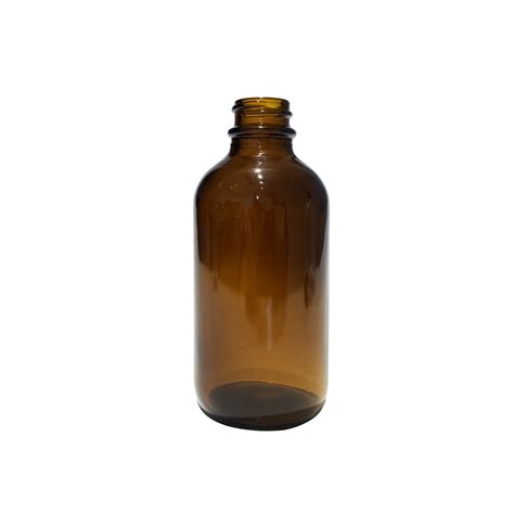 Wholesale 4oz 120ml Amber Boston Round Glass Bottle High Quality Boston Round Glass Bottle