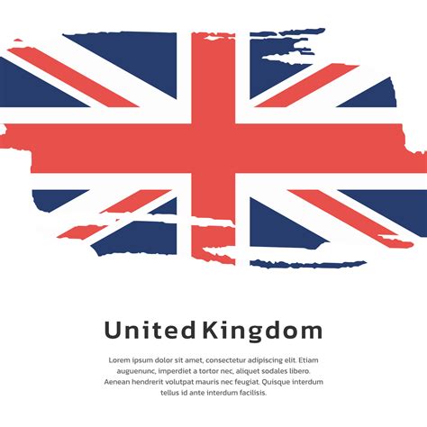 Illustration of United Kingdom flag Template 13258062 Vector Art at ...