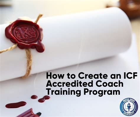 How To Create An Icf Accredited Coach Training Program