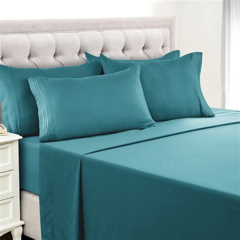 Lux Decor Collection Full Size Bed Sheets - Microfiber Deep Pocket ...