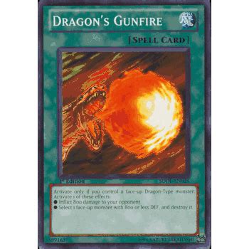 Sddl En Dragon S Gunfire Yugioh Dragunity Legion Structure Deck Card