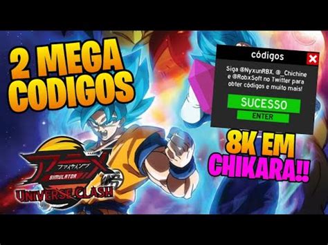 2 NOVOS CÓDIGOS DE 8K EM CHIKARA ANIME FIGHTING SIMULATOR GG Games