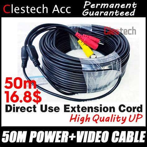 Hi Q M Wire Video Power Cables Camera Extend Wires For Cctv Dvr