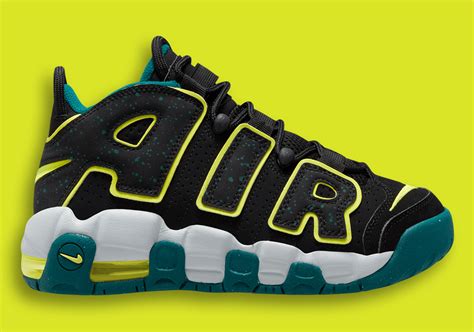 Nike Air More Uptempo GS Noir Vert DZ2809 001 SneakerNews Oxtero