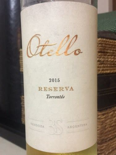 2015 Otello Reserva Torrontés Vivino US