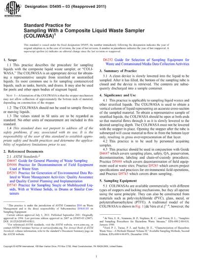 Astm D Standard Practice For Sampling Of Liquids In Waste Hot Sex Picture