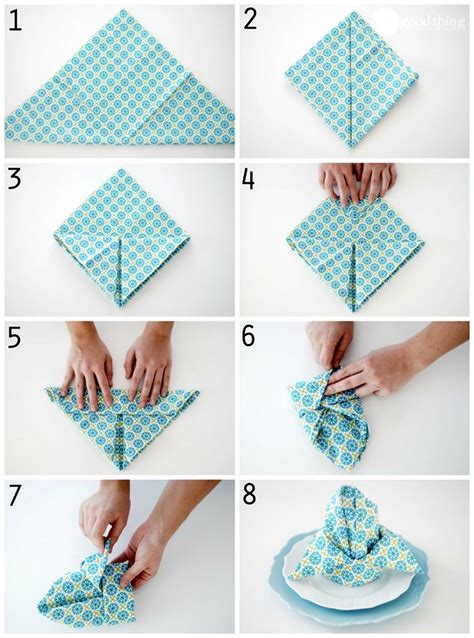 Tutorial Guardanapo Napkin Made Home Mesa Posta Receber Bem Decor