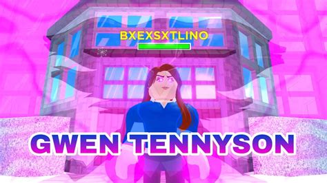 Roblox Gwen Tennyson Gameplay In Heroes Online World Youtube