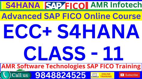 SAP S4HANA CLASS 11 SAP FICO Course In Telugu SAP Tutorial For