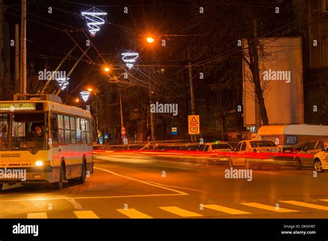 Bucharest Christmas Lights Stock Photo - Alamy