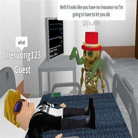 Download Funny Roblox Hospitalized Picture