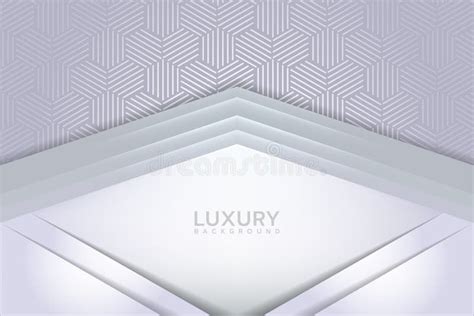 Fundo Textured Branco Luxuoso Forma Da Sobreposi o 3d Ilustração