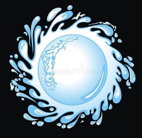 Swirling Water Stock Vector Illustration Of Swirl Circle 33785973