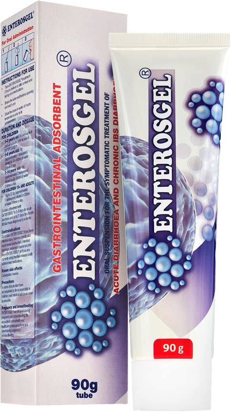 Enterosgel Tube 90 G Relief From IBS Symptoms Diarrhoea Abdominal