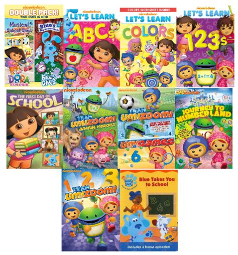 Nickelodeon Back To School 10 Dvds Prize Pack Giveaway 145 Value