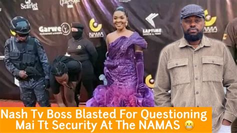 Tanashe Mutarisi Questions Mai Tt Security Body Guards At The NAMA