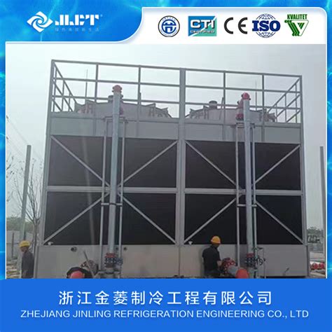 Cti Certified Cross Flow Combined Cooling Tower For Air Conditioning