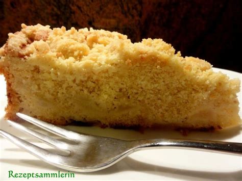 Rührteig APFEL STREUSEL KUCHEN mit einem Hauch von Zimt u Orange