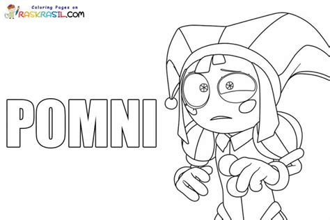 Pomni Coloring Pages Printable for Free Download