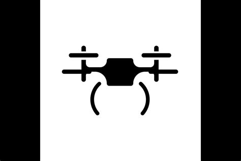 Drone Symbol Line Icon Vector Gráfico Por Wangsinawang · Creative Fabrica