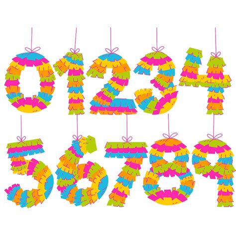 Pinata Font Clipart Png Svg Bundle Pinata Alphabet Pinata Letters