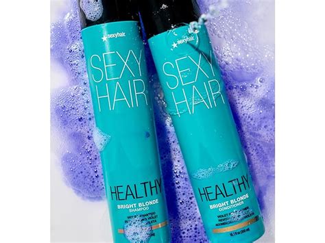 Amazon SexyHair Healthy Bright Blonde Violet Conditioner Oz Helps Counteract