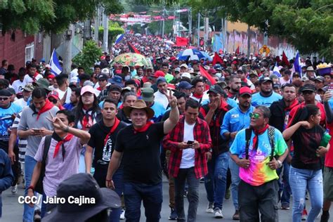 Pueblo De Nicaragua Camin Para Conmemorar A Os Del Repliegue A La