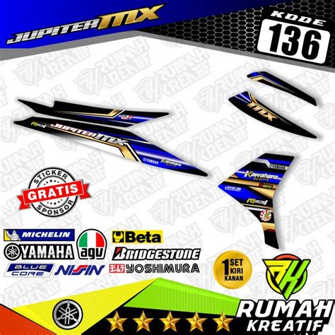 STRIPING Jupiter Mx 135 New 2011 2016 NJMX EXCITER 135 Racing Special