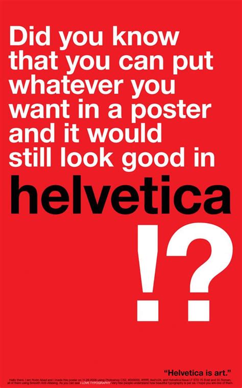 Massimo Vignelli Helvetica