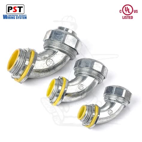 90 Degree Liquid Tight Flexible Connector Zinc Connector Curvo