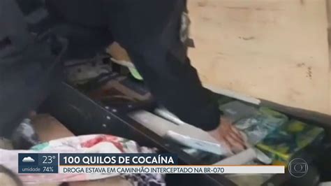 Polícia Apreende 100 Quilos De Cocaína Na Br 070 Df1 G1