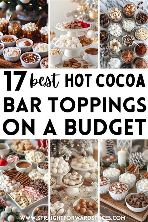 Best Hot Cocoa Bar Toppings On A Budget In Hot Cocoa Bar Hot