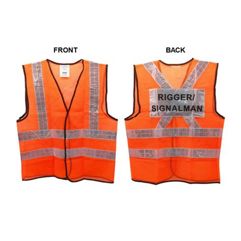 Riggersignalman Safety Vest Orange Li Fong Hardware