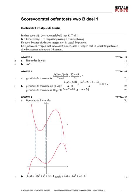 V Wb Oefentoets H Scorevoorstel Noordhoff Uitgevers Bv