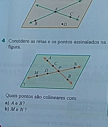 Solved Considere As Retas E Os Pontos Assinalados Na Figura Quais