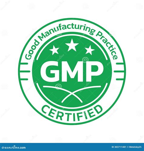 Gmp Certified Icon Or Logo Good Manufacturing Practice Stamp Or Seal Design Quality Standard