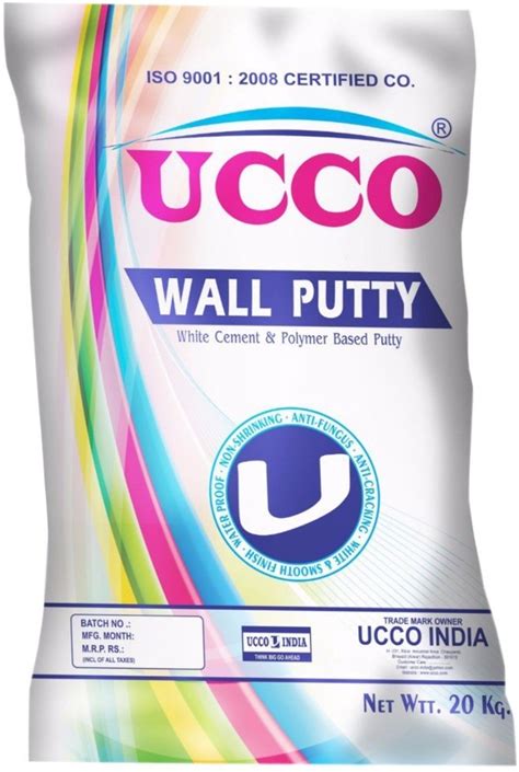 UCCO Wall Putty 20 Kg At Rs 390 Bag In Panipat ID 10764858630