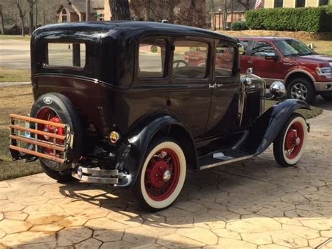 1931 Ford Model A Slant Window Town Sedan