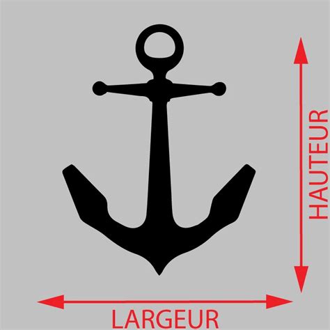 Sticker Ancre Marine Autocollant Ancre Marine Zonestickers