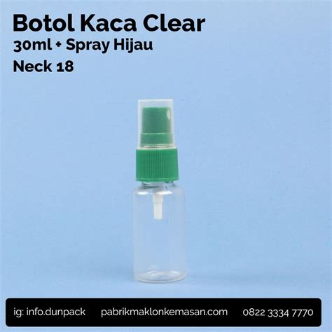 Jual Botol Spray Kaca 30 ML Clear Solo Grosir Eceran