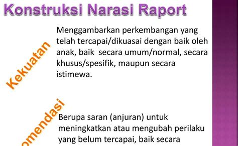 Detail Contoh Pengisian Raport Paud Narasi Koleksi Nomer