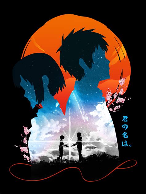 Poster Bilde Taki Tachibana And Mitsuha Miyamizu Your Name