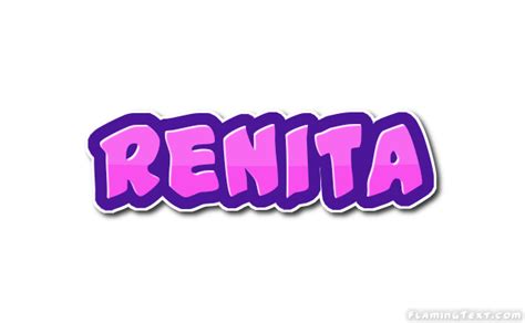 Renita Logo | Free Name Design Tool von Flaming Text