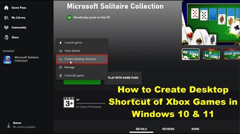 How To Create Desktop Shortcuts For Xbox Games In Windows 1110 Youtube