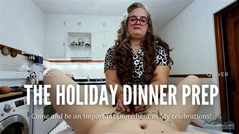 Be My Holiday Dinner Vore POV Cumshot Femdom MiLF Domme Cheese Cooking OctoGoddess FemDom Step