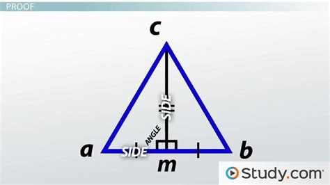 Perpendicular Bisector Theorem Proof And Example Video And Lesson 711