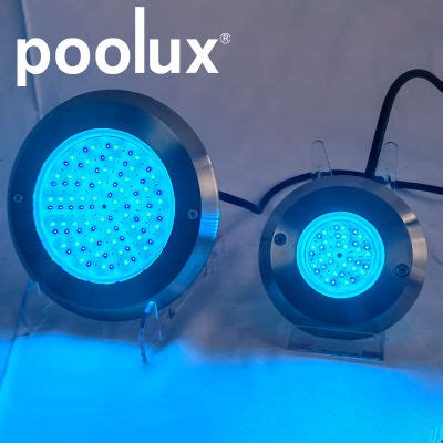 2022 Poolux IP68 316 Metal Ring 12V Remote Control SMD LED Underwater