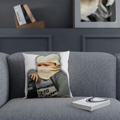 Funny Ski Mask Hasbulla Pillow Etsy