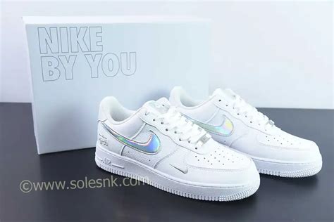 Nike Air Force 1 Low White Laser Custom BY You - SoleSnk